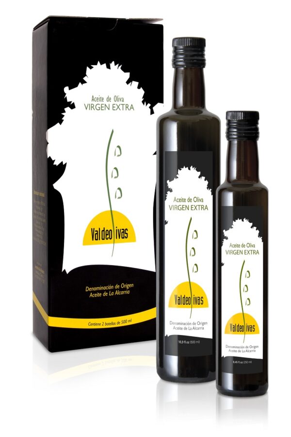 VALDEOLIVAS D.O. VIRGEN EXTRA BOTELLA DE VIDRIO DE 25 CL